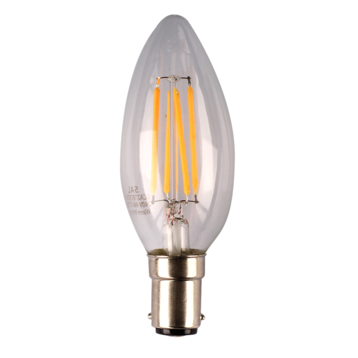 CANDLE CLEAR DIMMABLE LCA D/C