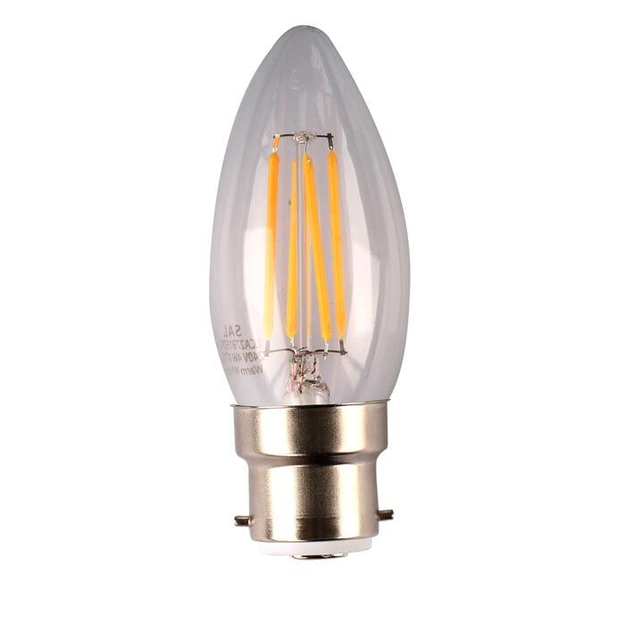 CANDLE CLEAR DIMMABLE LCA D/C -