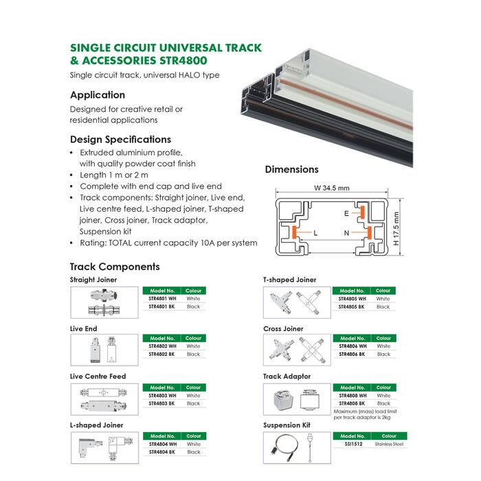 SINGLE CIRCUIT TRACK & ACCESSORIES