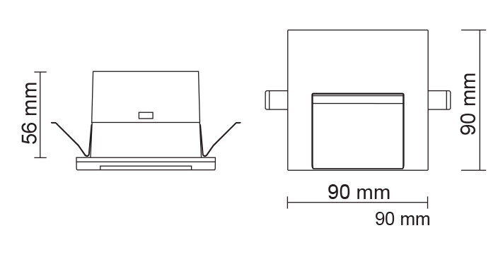cut - 77 x 77mm
